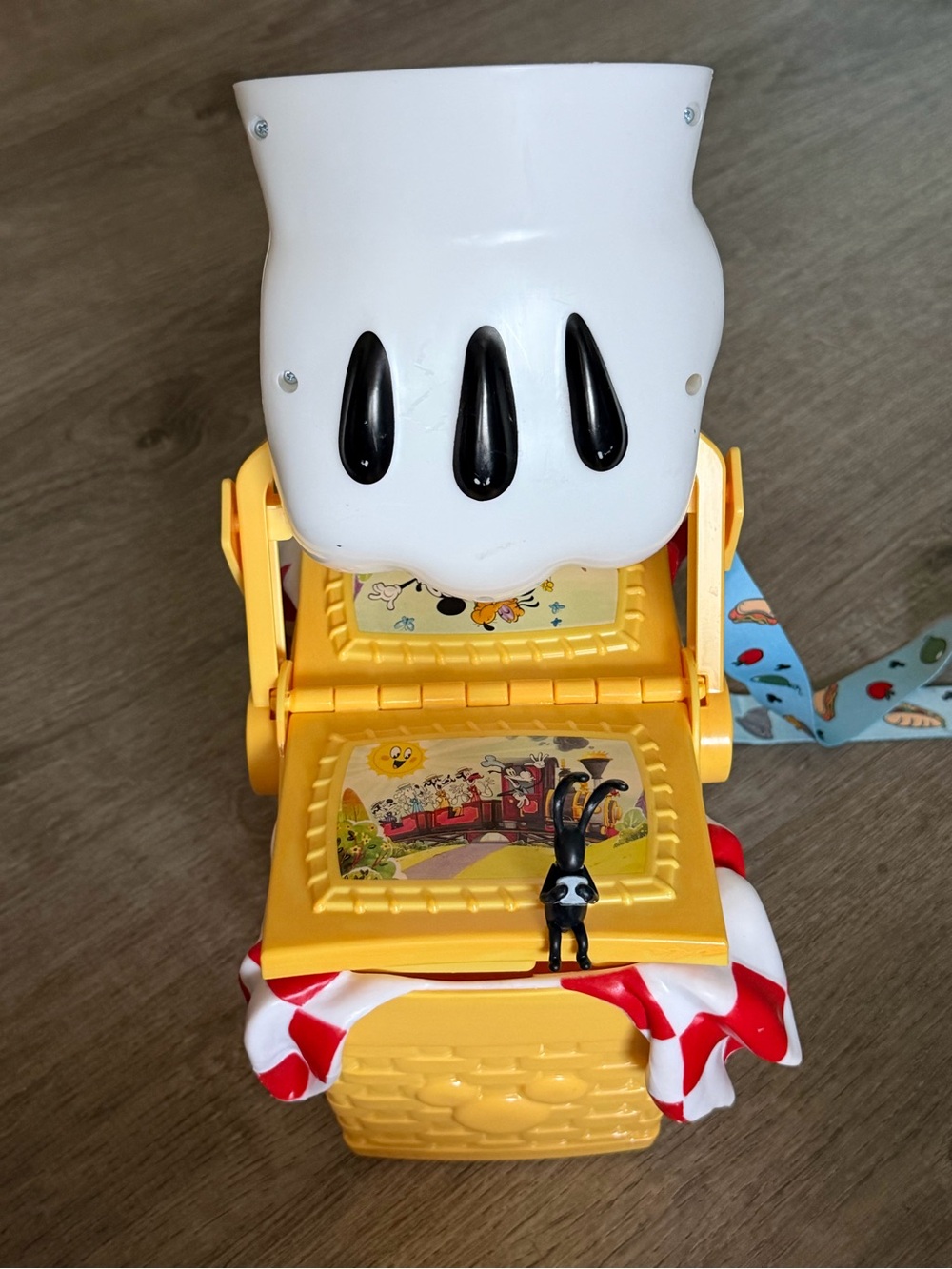 Disney Parks Mickey & Minnie’s Runaway Railway Picnic Basket Popcorn Bucket